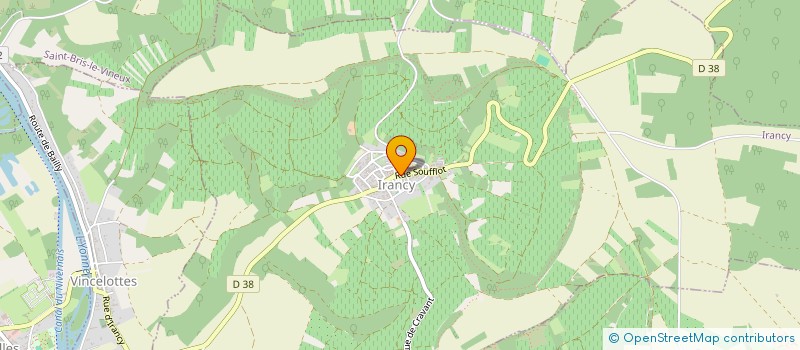 localisation de l'entreprise COMMUNE D'IRANCY  IRANCY