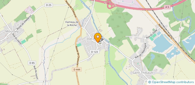 localisation de l'entreprise COMMUNE D'ISLE AUMONT  ISLE-AUMONT