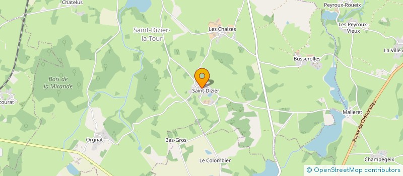 localisation de l'entreprise COMMUNE D'ISSOUDUN LETRIEIX à ISSOUDUN-LETRIEIX