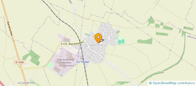 localisation de l'entreprise COMMUNE D'ITANCOURT  ITANCOURT