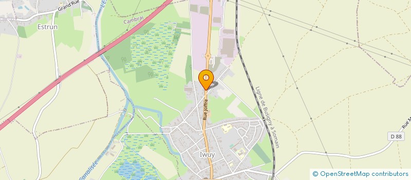 localisation de l'entreprise COMMUNE D IWUY  IWUY