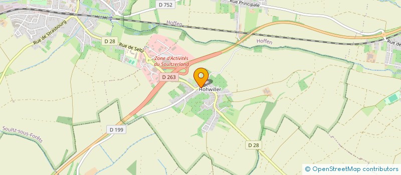 localisation de l'entreprise COMMUNE D'OBERROEDERN  OBERRDERN