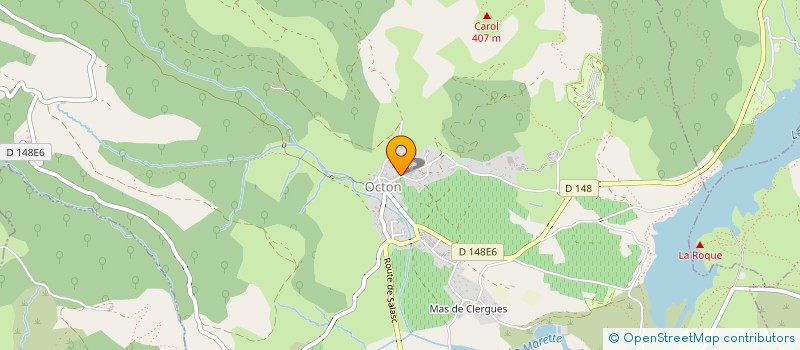 localisation de l'entreprise COMMUNE D'OCTON à OCTON