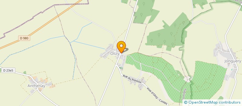 localisation de l'entreprise COMMUNE D'OLIZY  OLIZY