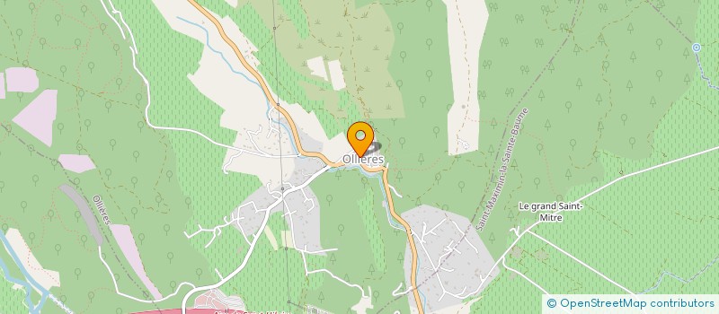 localisation de l'entreprise COMMUNE D OLLIERES à OLLIERES