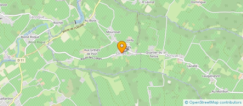 localisation de l'entreprise COMMUNE D OMET à OMET