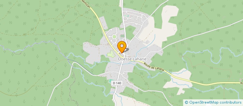 localisation de l'entreprise COMMUNE D ONESSE-LAHARIE  ONESSE-LAHARIE