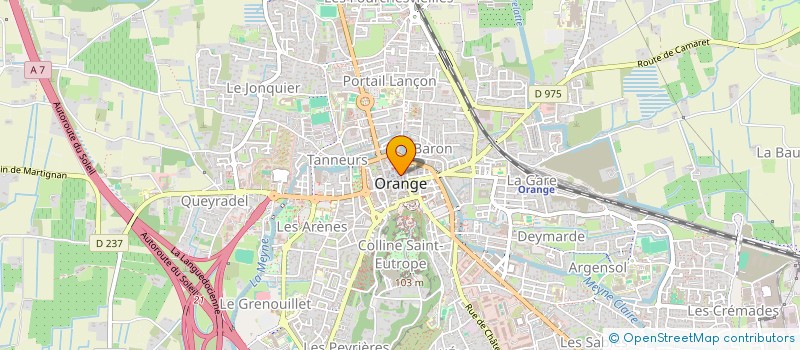 localisation de l'entreprise COMMUNE D'ORANGE THES DANSANTS à ORANGE