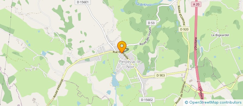 localisation de l'entreprise COMMUNE D'ORGNAC SUR VEZERE  ORGNAC-SUR-VEZERE