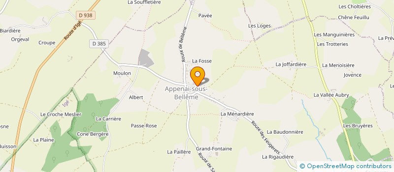 localisation de l'entreprise COMMUNE D'ORIGNY LE ROUX à ORIGNY-LE-ROUX