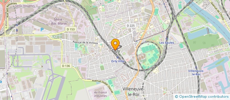 localisation de l'entreprise COMMUNE D ORLY  ORLY