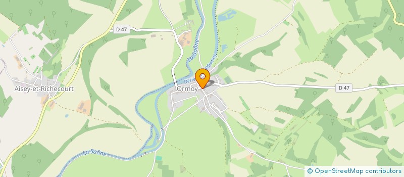 localisation de l'entreprise COMMUNE D'ORMOY à ORMOY