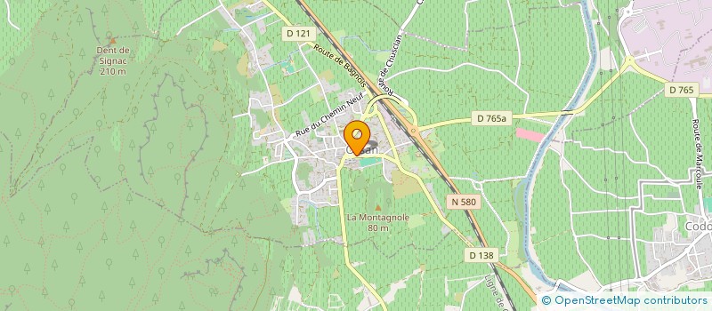 localisation de l'entreprise COMMUNE D'ORSAN  ORSAN