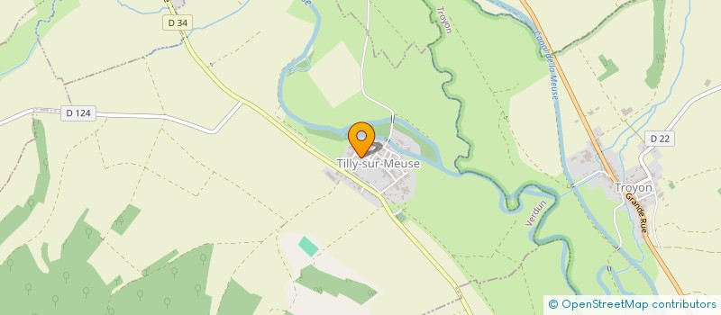 localisation de l'entreprise COMMUNE D'OSCHES  OSCHES