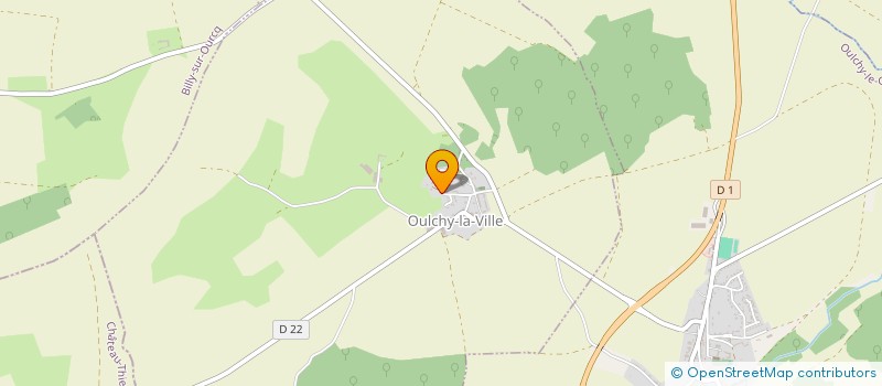 localisation de l'entreprise COMMUNE D'OULCHY LA VILLE  OULCHY-LA-VILLE