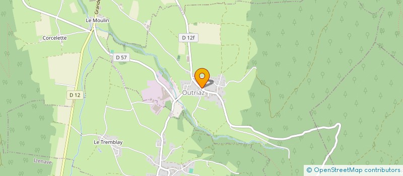localisation de l'entreprise COMMUNE D OUTRIAZ  OUTRIAZ