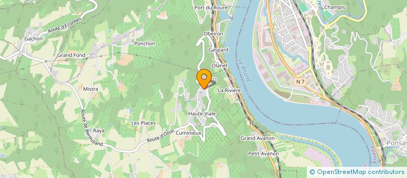 localisation de l'entreprise COMMUNE D OZON  OZON