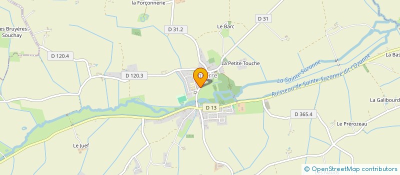 localisation de l'entreprise COMMUNE D'UNVERRE à UNVERRE
