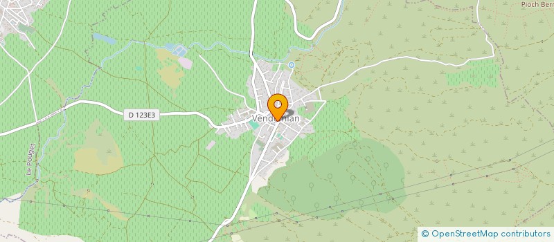 localisation de l'entreprise COMMUNE D USCLAS-D HERAULT  USCLAS-D'HERAULT