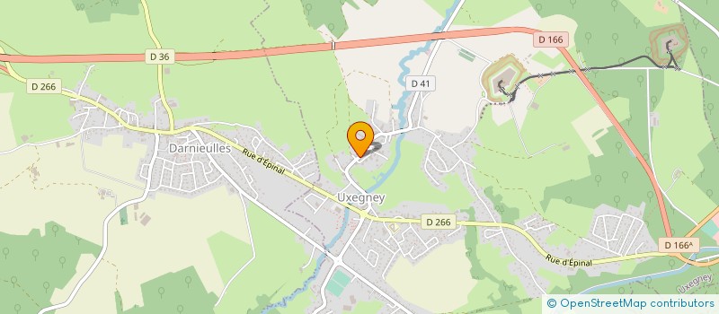 localisation de l'entreprise COMMUNE D'UXEGNEY  UXEGNEY