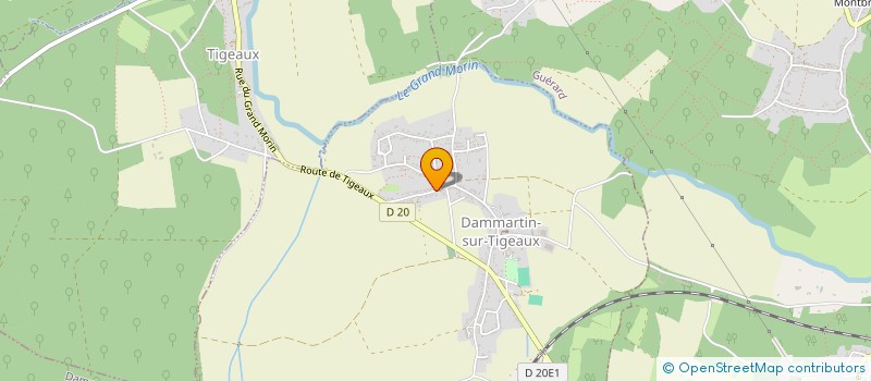 localisation de l'entreprise COMMUNE DAMMARTIN SUR TIGEAUX  DAMMARTIN-SUR-TIGEAUX