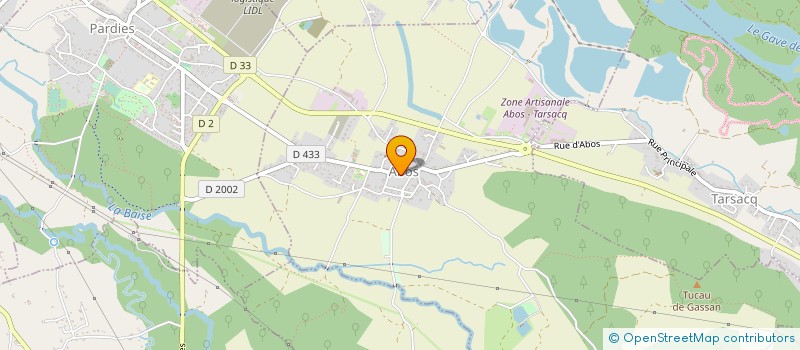 localisation de l'entreprise COMMUNE DE ABOS à ABOS
