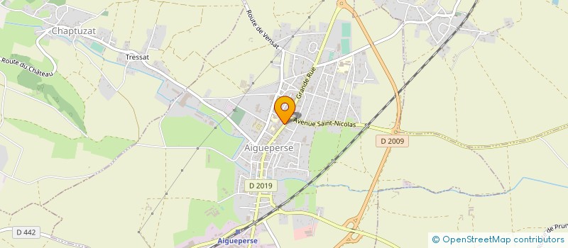 localisation de l'entreprise COMMUNE DE AIGUEPERSE à AIGUEPERSE