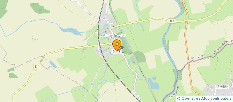 localisation de l'entreprise COMMUNE DE AINAY LE VIEIL à AINAY-LE-VIEIL