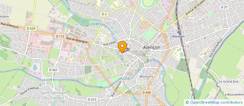 localisation de l'entreprise COMMUNE DE ALENCON à ALENCON