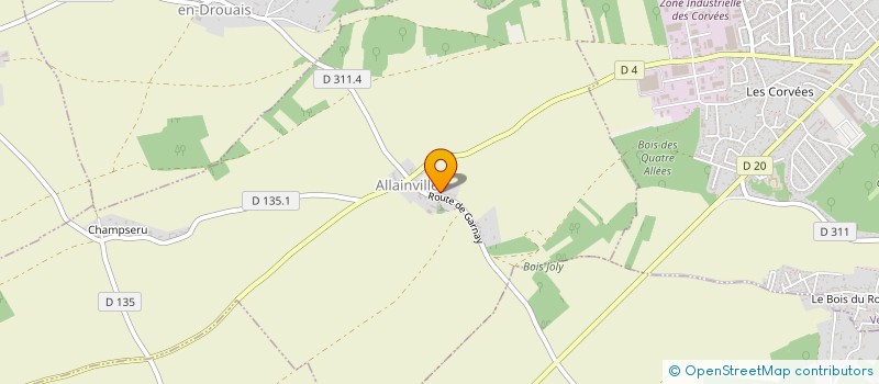 localisation de l'entreprise COMMUNE DE ALLAINVILLE à ALLAINVILLE