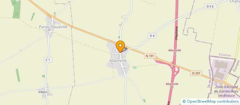 localisation de l'entreprise COMMUNE DE ALLAINVILLE à ALLAINVILLE