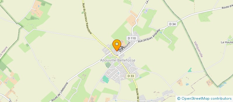 localisation de l'entreprise COMMUNE DE ALLOUVILLE BELLEFOSSE à ALLOUVILLE-BELLEFOSSE