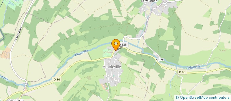 localisation de l'entreprise COMMUNE DE AMBLEVILLE  AMBLEVILLE