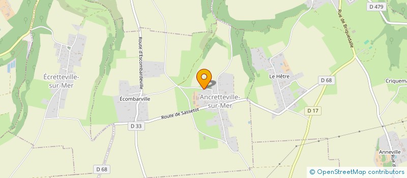 localisation de l'entreprise COMMUNE DE ANCRETTEVILLE SUR MER à ANCRETTEVILLE-SUR-MER