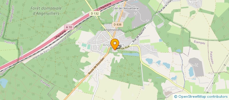localisation de l'entreprise COMMUNE DE ANGERVILLIERS à ANGERVILLIERS