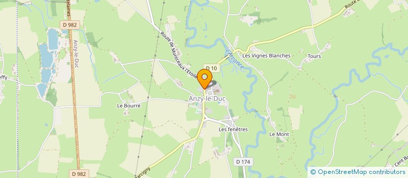 localisation de l'entreprise COMMUNE DE ANZY-LE-DUC à ANZY-LE-DUC