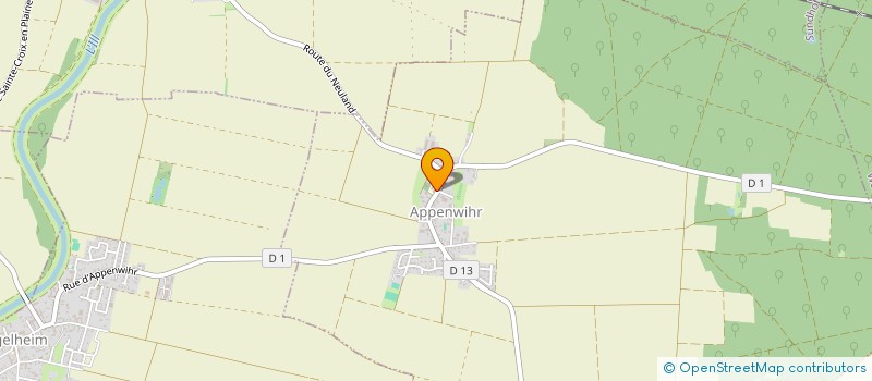 localisation de l'entreprise COMMUNE DE APPENWIHR à APPENWIHR