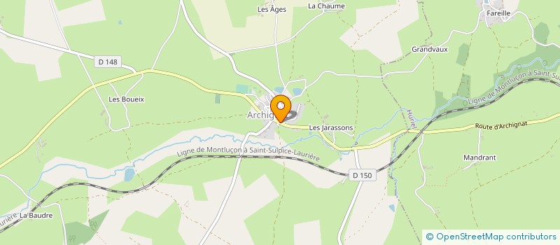 localisation de l'entreprise COMMUNE DE ARCHIGNAT à ARCHIGNAT