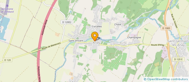localisation de l'entreprise COMMUNE DE ARLAY à ARLAY