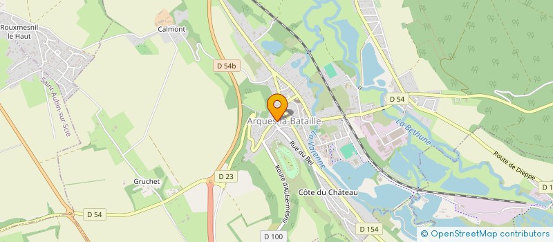 localisation de l'entreprise COMMUNE DE ARQUES LA BATAILLE  ARQUES-LA-BATAILLE