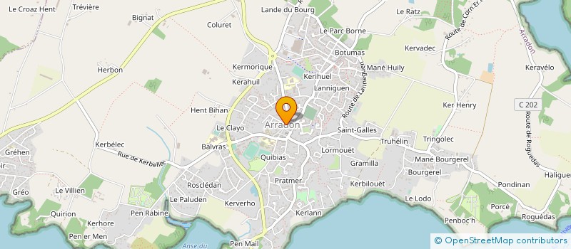 localisation de l'entreprise COMMUNE DE ARRADON à ARRADON