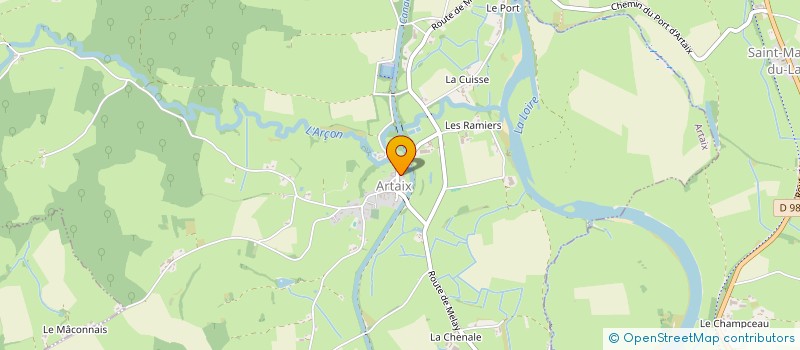 localisation de l'entreprise COMMUNE DE ARTAIX à ARTAIX