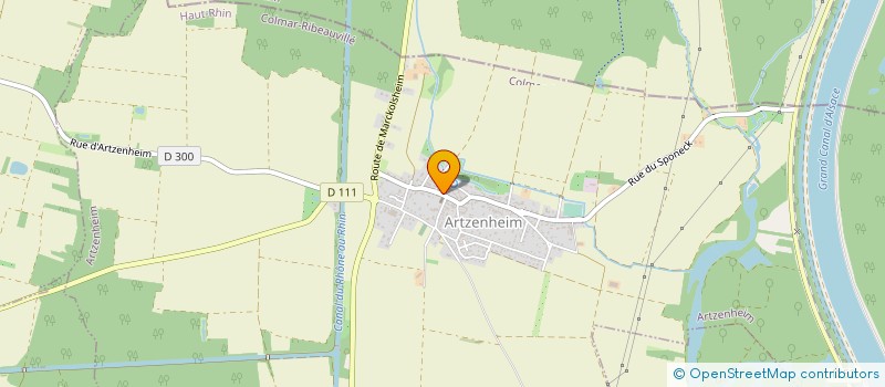 localisation de l'entreprise COMMUNE DE ARTZENHEIM à ARTZENHEIM