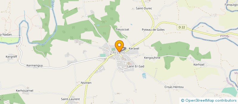 localisation de l'entreprise COMMUNE DE ARZANO à ARZANO