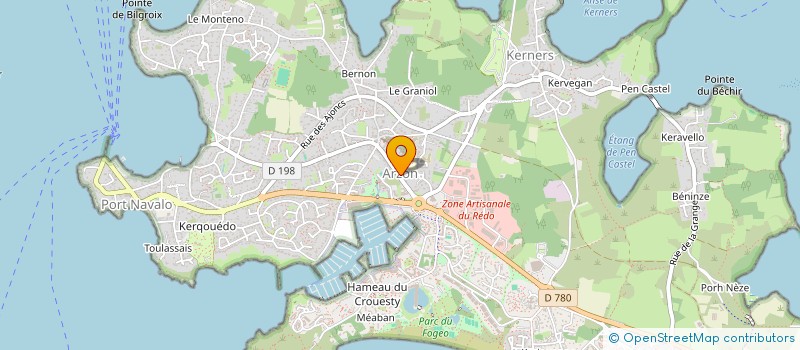 localisation de l'entreprise COMMUNE DE ARZON à ARZON