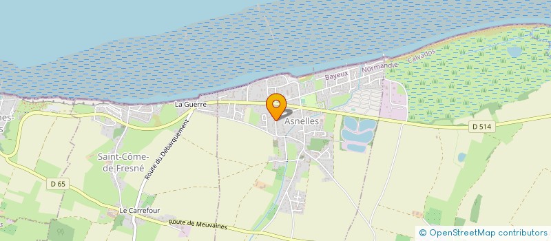 localisation de l'entreprise COMMUNE DE ASNELLES  ASNELLES
