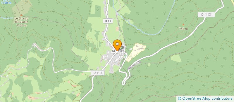 localisation de l'entreprise COMMUNE DE AUBURE à AUBURE