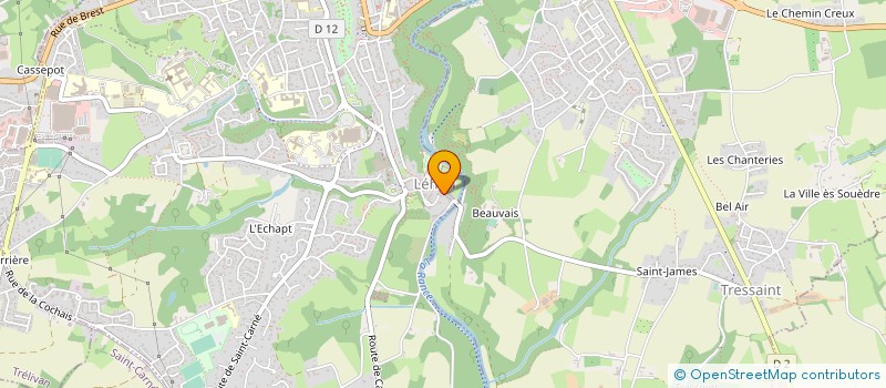 localisation de l'entreprise COMMUNE DE AUCALEUC à AUCALEUC