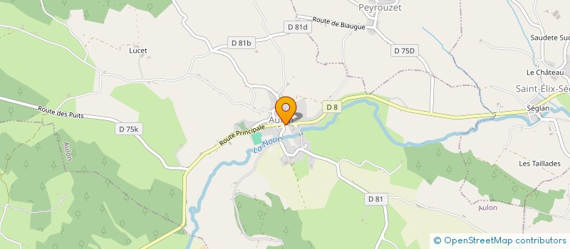 localisation de l'entreprise COMMUNE DE AULON à AULON