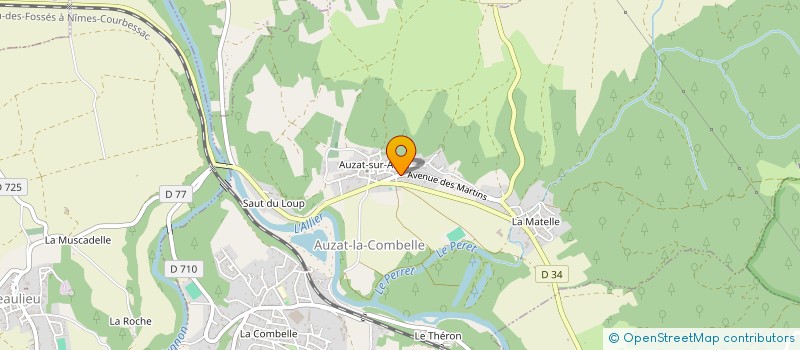 localisation de l'entreprise COMMUNE DE AUZAT LA COMBELLE à AUZAT-LA-COMBELLE